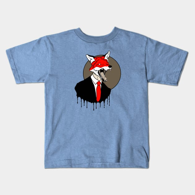 Sly Old Fox Kids T-Shirt by Felix Quinlan